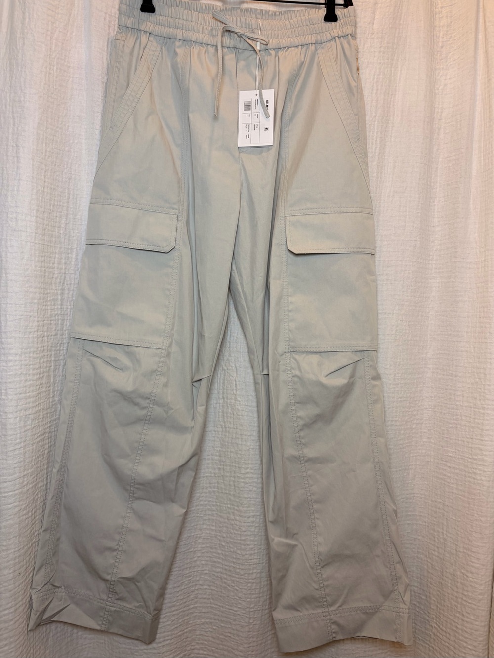 Helmut Lang Utility Pull-On Cargo Pant in Ice - Size M NWT